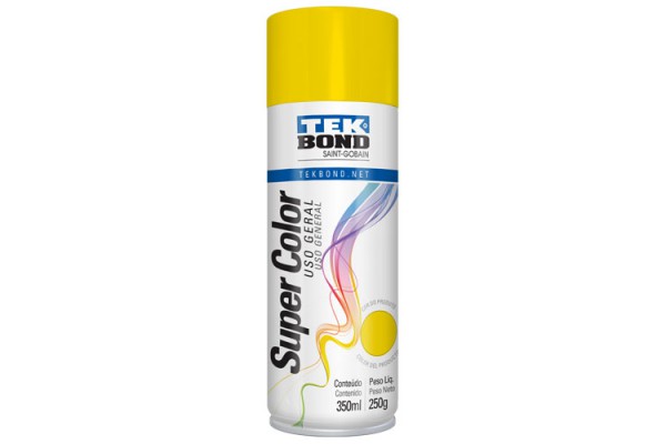 TINTA SPRAY TEK BOND USO GERAL AMARELO 350ML 